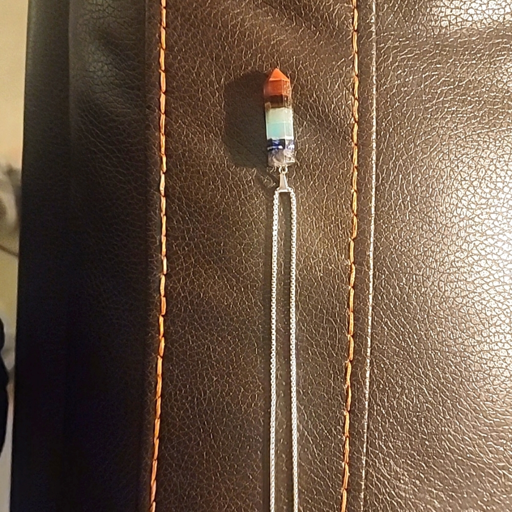 Multicolored/ multi-stone crystal necklace